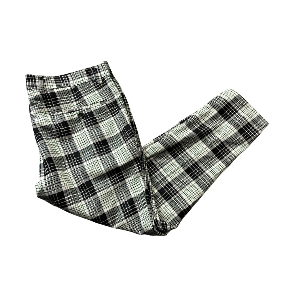 Prestige Original 34 Luxury Plaid Mens Pants Rayon Blend